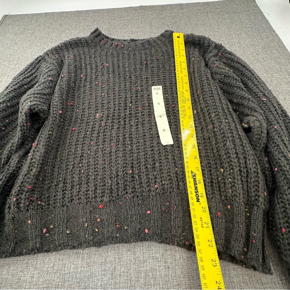 Brand New! a.n.a Womens‎ Crew Neck Long Sleeve Pullover Knit Sweater plus 1X $49 - Picture 6 of 13